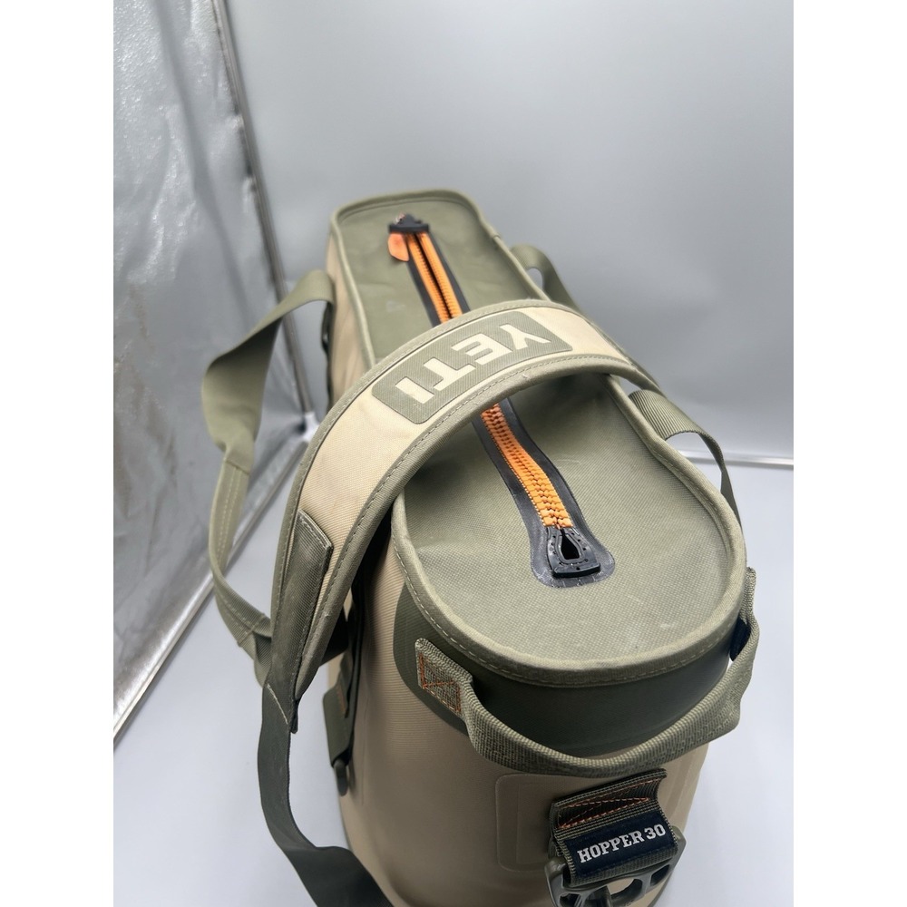 Yeti Hopper 30 Field Tan/Olive Green & Blaze Orange Interior  RARE HTF - Picture 4 of 8